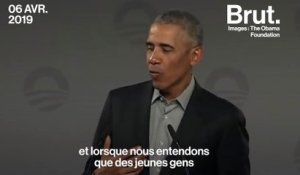 Le message de Barack Obama pour inciter les jeunes à s'engager