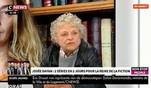 La réalisatrice Josée Dayan réagit aux propos de l'actrice Corinne Masiero sur Emmanuel Macron: "Je trouve ça nul" - VIDEO