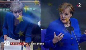 Angela Merkel / Theresa May : des sourires qui posent question