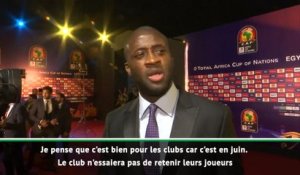 CAN 2019 - Yaya Touré : "En juin, c'est plus facile pour les clubs"