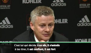 34e j. - Solskjaer : "Tant que le ballon entre dans le but..."