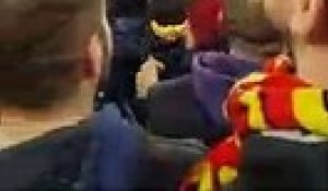 Chants homophobes filmés par des supporters et dénoncés à la la Ligue du football professionnel par le collectif Rouge direct lors du match de football opposant le RC Lens à Valencienne