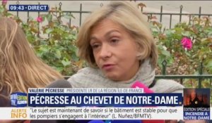 Valérie Pécresse: "La région Île-de-France débloquera très vite 10 millions d'euros d'aide d'urgence" pour reconstruire Notre-Dame