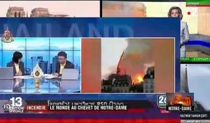 Incendie de Notre-Dame de Paris : des messages de soutien arrivent du monde entier