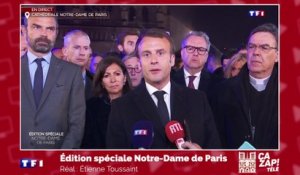 "Nous rebâtirons Notre-Dame" déclare Emmanuel Macron