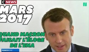 Quand Macron défendait l'ENA