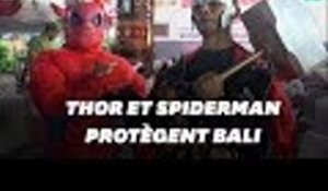 Thor et Spiderman sont là pour les élections présidentielles en Indonésie