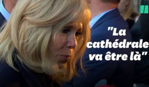 Brigitte Macron émue à la messe de Saint-Sulpice pour Notre-Dame