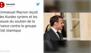 Emmanuel Macron reçoit des Kurdes syriens et les assure du soutien de la France contre l’EI