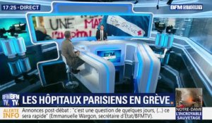 Les hôpitaux parisiens en grève