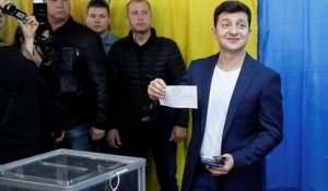 Second tour en Ukraine : le comédien Volodymyr Zelinsky en passe d'être élu président