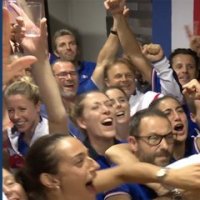 Fed Cup France-Roumanie : un selfie arrosé !