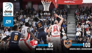 Jeep® ÉLITE : Bourg-en-Bresse vs Gravelines-Dunkerque (J29)