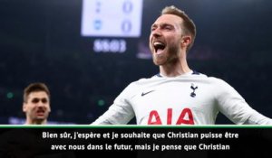 Tottenham - Pochettino sur Eriksen : "Je souhaite qu'il soit toujours avec nous dans le futur"