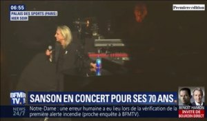 Véronique Sanson fête ses 70 ans sur scène avec Vianney et Christophe Maé