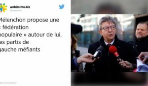 « Fédération populaire » : Jean-Luc Mélenchon veut unir la gauche autour de la France insoumise