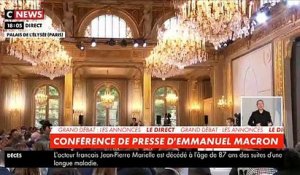 Début de la conférence de presse d'Emmanuel Macron du 25 avril 2019