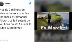 Près de 9 millions de téléspectateurs pour les annonces d’Emmanuel Macron