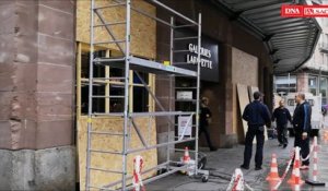Gilets jaunes:  des commerces se barricadent au centre-ville de Strasbourg