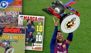 Toute l’Espagne s’agenouille devant Messi et sa dixième Liga, la presse italienne encense un CR7 historique