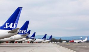Les pilotes toujours en grève chez SAS : plus de 1.200 vols annulés lundi et mardi