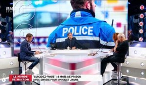 Le monde de Macron : "Suicidez-vous", 8 mois de prison avec sursis pour un gilet jaune - 30/04