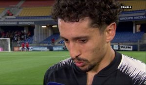 Ligue 1 Conforama - La réaction de Marquinhos après Montpellier / PSG