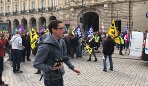 Manifestation du 1er mai en centre ville de Rennes