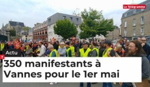 350 manifestants pour la Fête du travail à Vannes