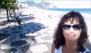 Elle se fait braquer son smartphone en plein selfie sur la plage à Rio !
