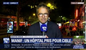 Hôpital pris pour cible à Paris: le directeur général de l'APHP dénonce un acte "rarissime et très grave"