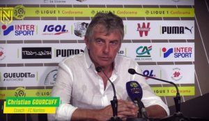 Amiens SC -  FC Nantes : la réaction de Christian Gourcuff