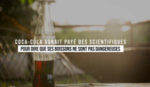 Coca-Cola aurait payé des scientifiques pour dire que ses boissons ne sont pas dangereuses