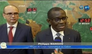 RTG/Le Chef de l’État Ali Bongo Ondimba a reçu en audience le Doyen du Corps Diplomatique au Gabon et son adjoint