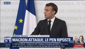 Emmanuel Macron passe à l'offensive à deux semaines des élections européennes