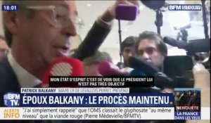 Patrick Balkany dénonce un président "pas très objectif" face au refus de renvoi de son procès