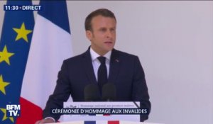 Emmanuel Macron: "La France est une nation qui n'abandonne jamais ses enfants"