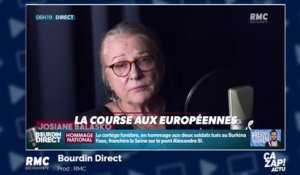 Josiane Balasko s'engage contre "l'Europe de l'argent" aux élections européennes