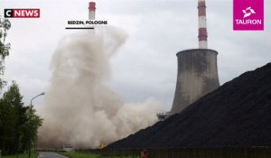 Impressionnante destruction en Pologne
