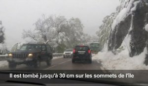 En Corse, neige et record de froid pour un mois de mai