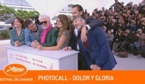 DOLOR Y GLORIA -  Photocall - Cannes 2019 - VF