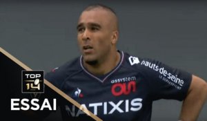 TOP 14 - Essai Simon ZEBO 2 (R92) - Perpignan - Racing 92 - J25 - Saison 2018/2019