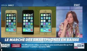 Dupin Quotidien : Le marché des smartphones en baisse - 21/05