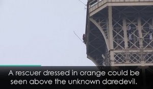 La tour Eiffel est évacuée à cause d'un grimpeur