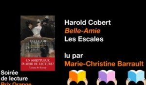 Belle amie de Harold Cobert, lu par Marie-Christine Barrault - Prix Orange du Livre 2019
