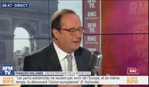 François Hollande estime qu'Emmanuel Macron a pris des "décisions malencontreuses" sur le plan social