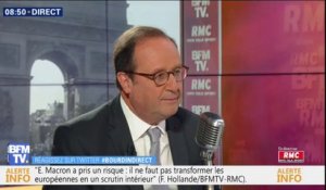 François Hollande dit "regretter" de ne pas s'être présenté à la présidentielle de 2017