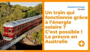 Un train qui fonctionne grâce à l’énergie solaire ? C’est possible ! La preuve en Australie.