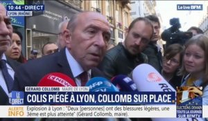 Gérard Collomb sur le colis piégé à Lyon: "le dispositif de sécurité a été renforcé pour cet après-midi"