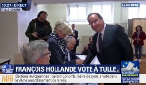 Européennes: Laurent Wauquiez a voté au Puy-en-Velay
